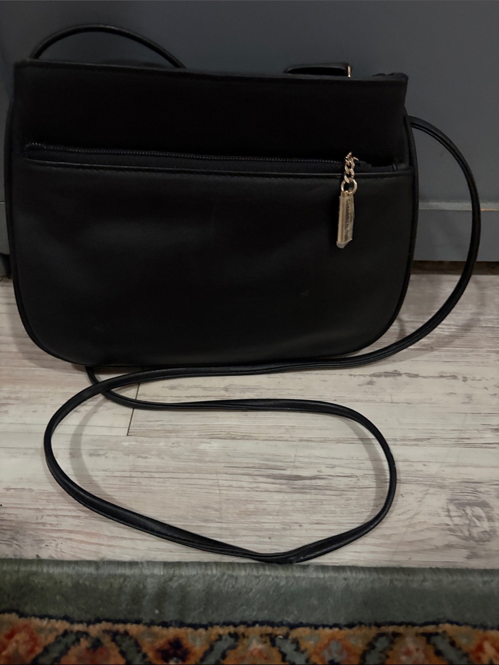 Black Giani Bernini Crossbody Handbag Shoulder Bag